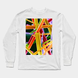 Caffeine crystals, SEM (A600/0874) Long Sleeve T-Shirt